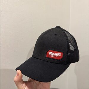 Milwaukee Black Mesh Back Trucker Hat
